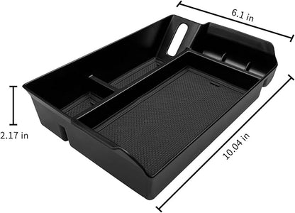 Zxiaochun Center Console Organizer Compatible with 2021-2026 Toyota Sienna Accessories, Armrest Box Secondary Storage, Center Console Tray ABS Plastic