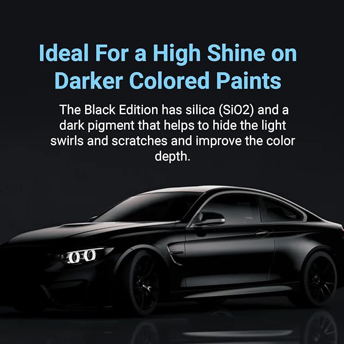 Vonixx Blend Ceramic & Carnauba Spray Wax - Black Edition | Deep Shine for Dark Paints | Superior Automotive Care Solution | Conceals Swirls and Scratches | Car wax Essential | 16.9 fl oz (500 ml)