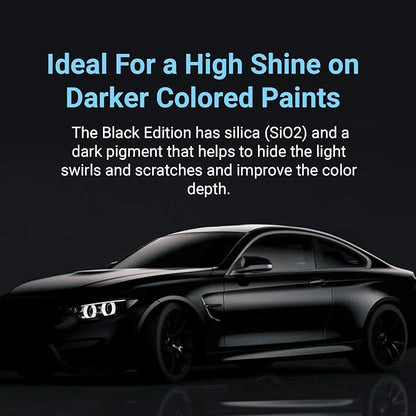 Vonixx Blend Ceramic & Carnauba Spray Wax - Black Edition | Deep Shine for Dark Paints | Superior Automotive Care Solution | Conceals Swirls and Scratches | Car wax Essential | 16.9 fl oz (500 ml)