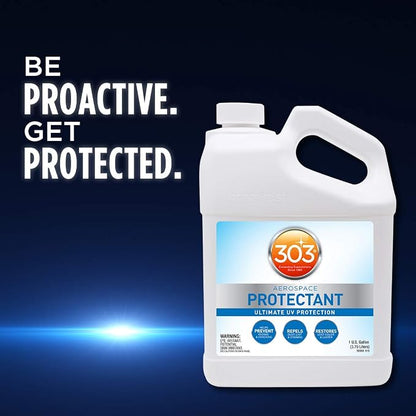 303 Products Aerospace Protectant – UV Protection – Repels Dust, Dirt, & Staining – Smooth Matte Finish – Restores Like-New Appearance – 128 Fl. Oz. (30320-4PK)