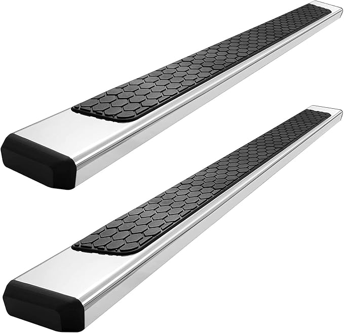COMNOVA 6.5" Running Boards Compatible with 2009-2018 Dodge Ram 1500, 2010-2026 Ram 2500/3500 Crew Cab with 4 Full Size Doors(incl. 2019-2024 Classic), Step Bars Side Steps with Stainless Steel