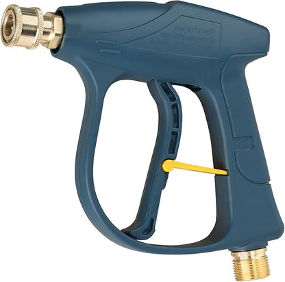 Sooprinse High Pressure Washer Gun 3000 PSI Max, Power Washer Short Gun, High Pressure Spray Gun with 1/4 Inch Quick Connector, M22-14