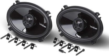 Rockford Fosgate P1462 Punch 4"x 6" 2-Way Coaxial Full Range Speakers - Black (Pair)