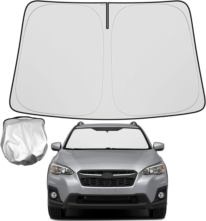 Windshield Sun Shade Compatible for Subaru Crosstrek 2026 2025 2024 2023 2022 2021 2020 2019 2018 Accessories Sunshade Shield Protector