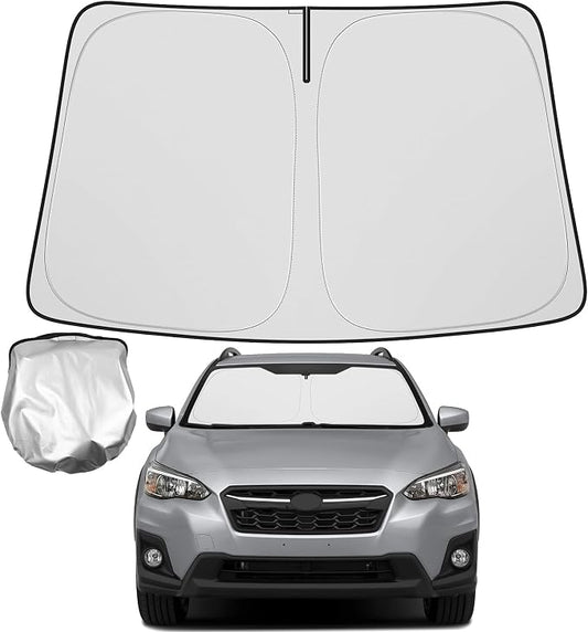 Windshield Sun Shade Compatible for Subaru Crosstrek 2026 2025 2024 2023 2022 2021 2020 2019 2018 Accessories Sunshade Shield Protector