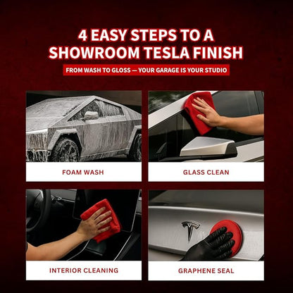 Renegade Products USA Tesla Detailing Kit - Car Wash Kit for Interior/Exterior Detail & Wash for Model S, Model 3, Model X, & Model Y