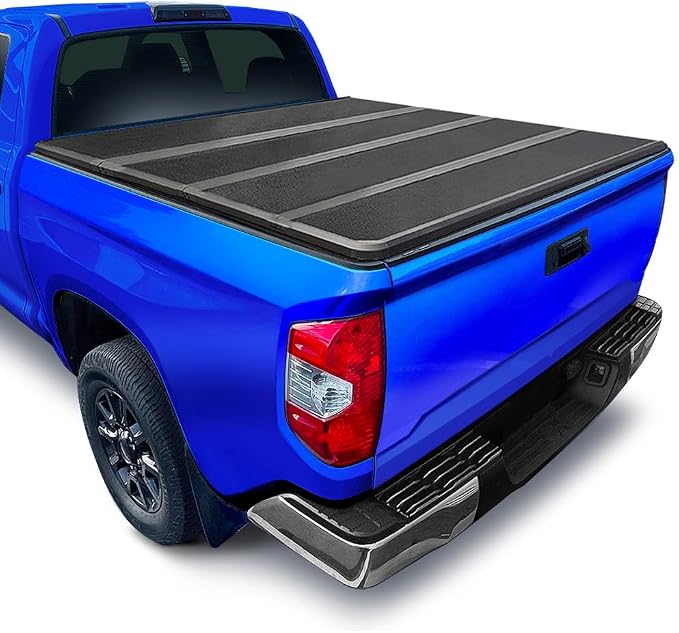 Tyger Auto T5 Quad-Fold Alloy Hardtop Truck Bed Tonneau Cover Compatible with 2014-2026 Toyota Tundra | 5.5' (67") Bed | TG-BC5T3432