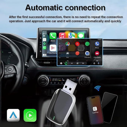 Compatibility with Wireless Android Auto Adapter for VW CC Scirocco 2016-2018,Converts Wired to Stable Connection Mini Size Accessories(Android 11+ Only),A
