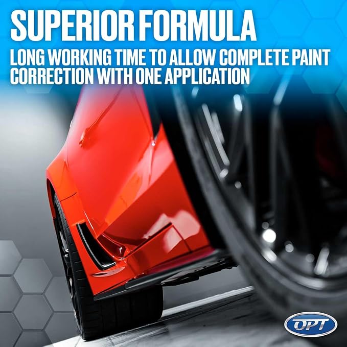 Optimum Hyper Compound - Spray Compound for Car Scratch Repair and Swirl Removal - Long Working Time, No Dusting, and Residue Free (64 Oz)