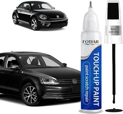 Black(L041/A1) Touch up Paint for Volkswagen-Exact Match Scratch Repair Kit 2-In-1 Premium Car Paint Pen for Chips & Nicks