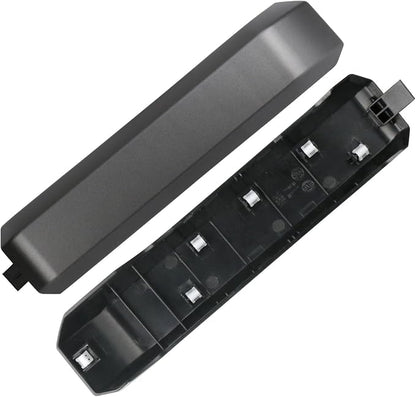 TQPONLY 1 Pcs Interior Inner Door Handle Cover Trim | Compatible with 2015-2020 Ford F150 Truck Accessories Replacement | Front Left Driver Side Door Armrest Pull Handle (Dark Gray)