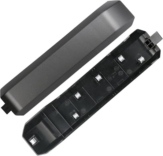 TQPONLY 1 Pcs Interior Inner Door Handle Cover Trim | Compatible with 2015-2020 Ford F150 Truck Accessories Replacement | Front Left Driver Side Door Armrest Pull Handle (Dark Gray)