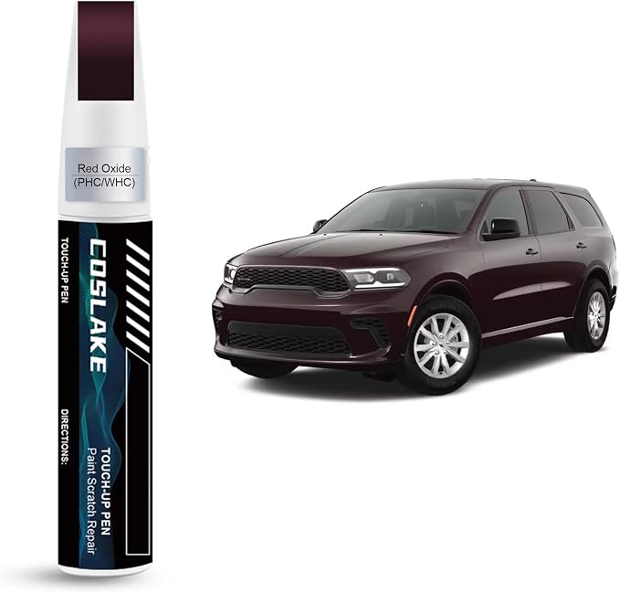 Car Touch Up Paint(Red Oxide(PHC/WHC)) for Dodge, Car Paint Scratch Repair Kit, Quick & Easy Solution to Repair, Scratch Remover Pen with 2PCS Disposable Micro Applicators