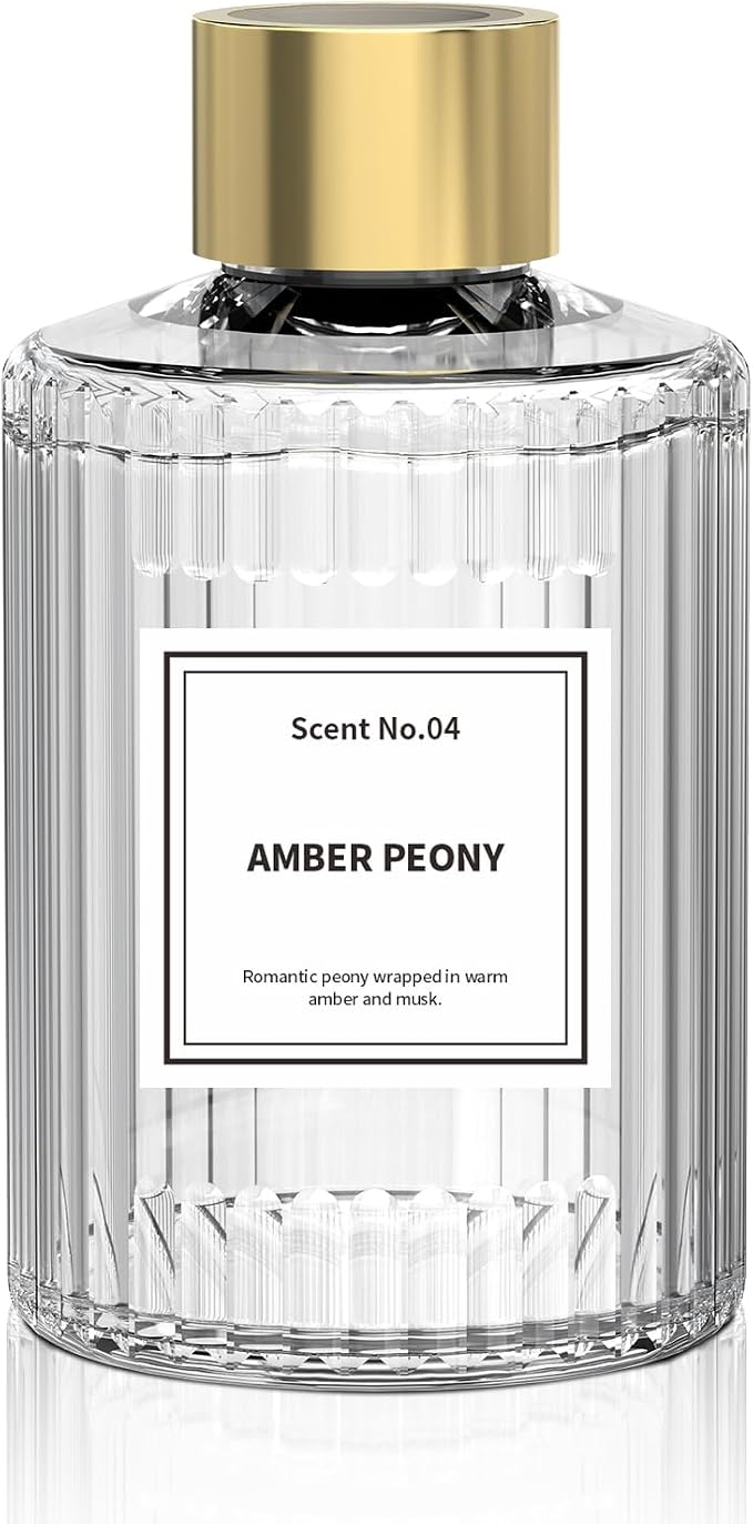 Car Air Freshener Refill, Waterless Essential Oil, Only for SSCILIFE Smart Car Air Freshener, Scent_No.04 Amber Peony