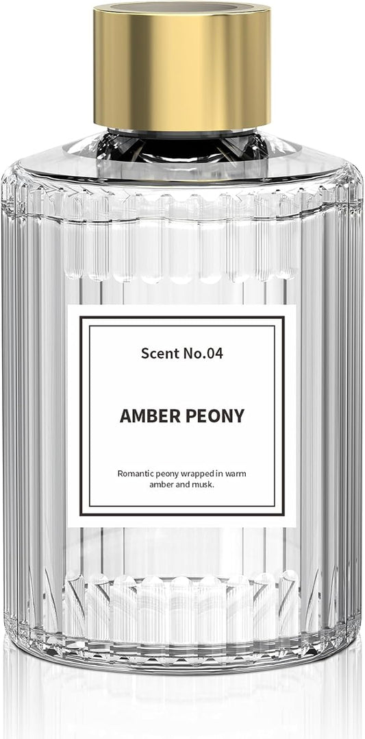Car Air Freshener Refill, Waterless Essential Oil, Only for SSCILIFE Smart Car Air Freshener, Scent_No.04 Amber Peony