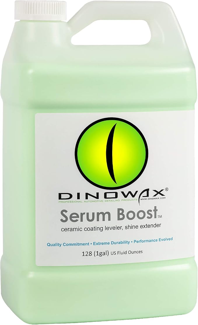 Serum BoostTM, Ceramic Coating Leveler and Polisher for Car Detailing, Car Detailing Supplies, Bamboo Lime Scent, Protect Collection (128 Oz (1 Gal))
