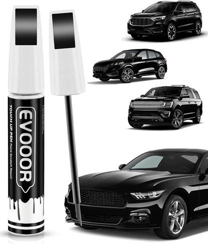 UM Agate Black Metallic Touch Up Paint for Ford – Exact Match 2 in 1 Paint Pen for Chips and Nicks Repair