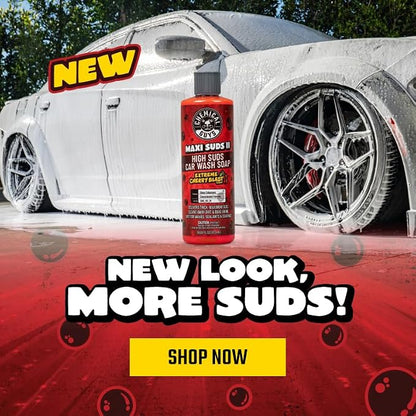 Chemical Guys CWS_101_16 Maxi-Suds II Foaming Car Wash Soap (Works with Foam Cannons, Foam Guns or Bucket Washes) Safe for Cars, Trucks, Motorcycles, RVs & More, 16 fl oz, Cherry Scent