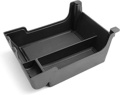CDEFG for 2020-2023 2024 Edge Center Console Organizer Tray Compatible with 2020-2023 2024 Ford Edge Middle Console Organizer Armrest Tray Storage Box 2023 2024 Edge Accessories (Black Trim)