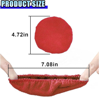 20PCS Microfiber Cloths for Car Windshield Cleaning Tool, Replaced Glass Cleaning Clothes, Interior Auto Window Cleaner Washing Bonnets, Washable & Reusable Microfiber Pads Cover Kit (Triangular)
