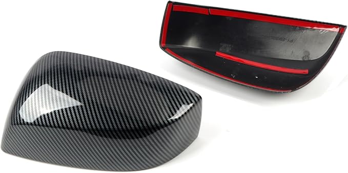 HIGH FLYING Car Exterior Rear View Side Mirror Cap Cover ABS for Subaru WRX STI 2015-2021 (without Turn Signal Lights)