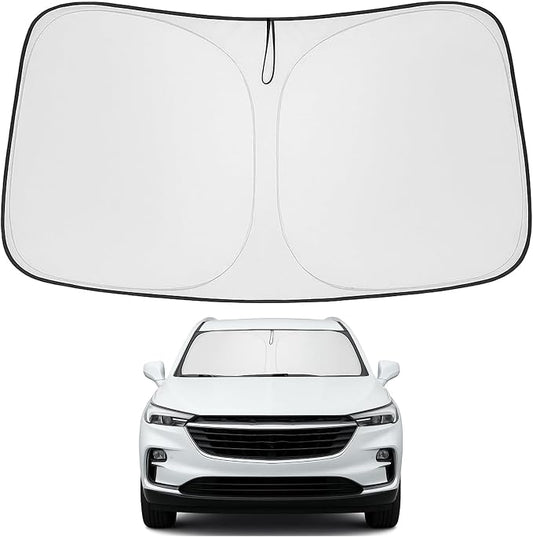 Proadsy 2026 Upgrade Front Windshield Sun Shade Foldable Sunshade Protector Custom Fit 2018-2024 Buick Enclave Accessories