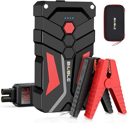 Jump Starter Car Jump Starter Auto Battery Booster Pack 8000A Peak 12V with USB-C Quick Charge,Lithium Jump Box with LED Light(Up to 8.0L Gas or 6.5L Diesel Engine)