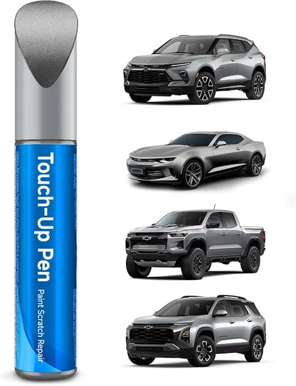 GXD/WA130H Sharkskin/Sterling Gray Metallic Touch Up Paint Compatible with Chevrolet GMC Buick Cadillac Exact Match Touch Up Paint Car Scratch Repair