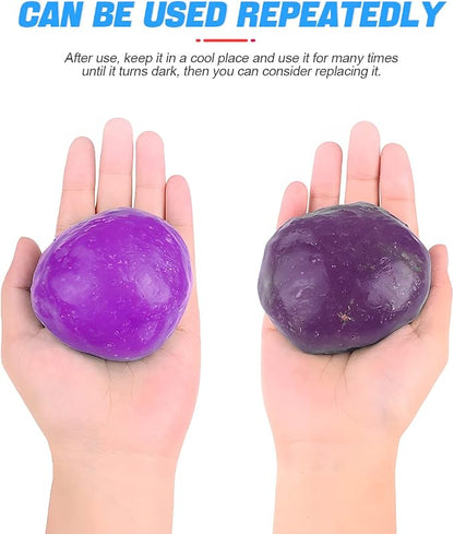 Moly Magnolia Cleaning Gel for Car, Auto Detailing Tools Car Interior Cleaner Putty, Dust Cleaning Mud Removal, Putty Cleaning Keyboard Cleaner for PC Laptop Keyboard Tablet Air Vents Camera (Purple)