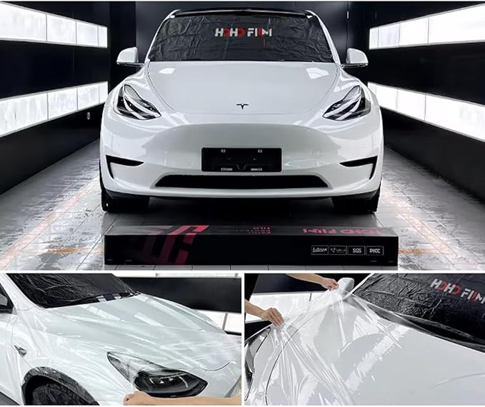 HOHOFILM TPU PPF Hydrophobic Clear Paint Protection Film Self Healing Car Clear Glossy Wrap Film (X9 NEO, 60" x20ft)