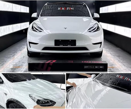 HOHOFILM TPU PPF Hydrophobic Clear Paint Protection Film Self Healing Car Clear Glossy Wrap Film (X9 NEO, 60" x49ft(Whole roll))