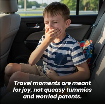 Herb Tantra Travel Ease Junior Kids Roll On,Natural Anti Nausea Relief for Car, Cruise, Airplane, Road Trip & Flight, Essential Oil Based Non drowsy Alternative for Motion Sickness