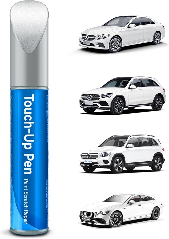 149/9149 Polar White Touch Up Paint Compatible With Mercedes-Benz Exact Match Car Paint Pen Scratch Repair