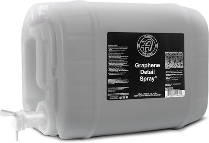 Adam's Polishes Graphene Detail Spray (5 Gallon) - Extend Protection of Waxes, Sealants, & Coatings | Waterless Detailer Spray For Car Detailing|Clay Bar, Drying Aid, Add Ceramic Graphene Protection