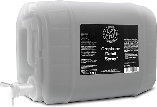 Adam's Polishes Graphene Detail Spray (5 Gallon) - Extend Protection of Waxes, Sealants, & Coatings | Waterless Detailer Spray For Car Detailing|Clay Bar, Drying Aid, Add Ceramic Graphene Protection