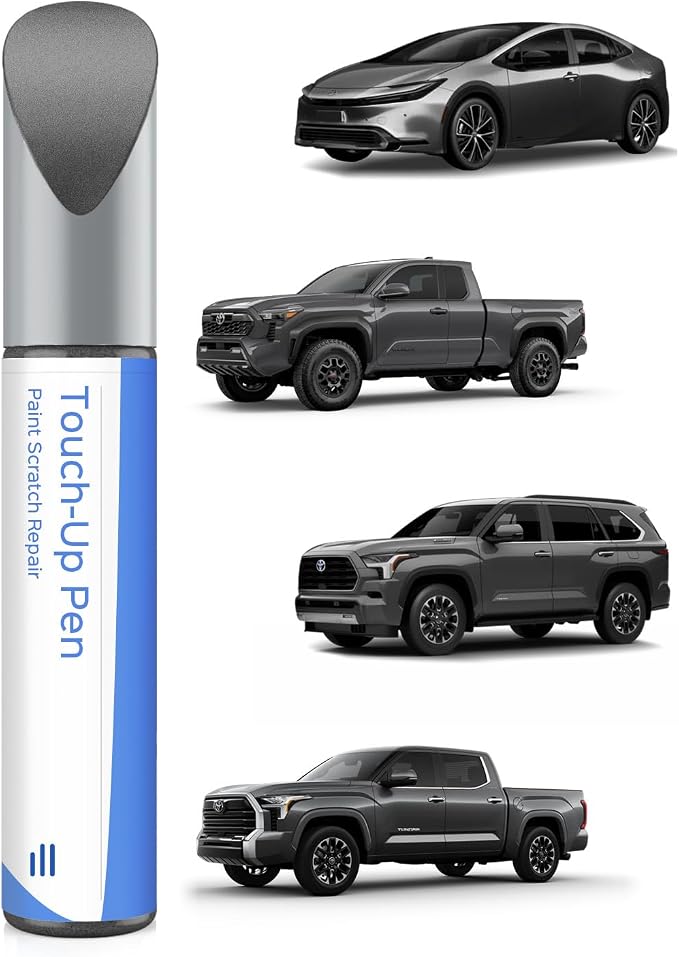 1G3 Magnetic Gray Metallic Touch Up Paint Compatible with Toyota Exact Match Chips and Nicks Touch Up