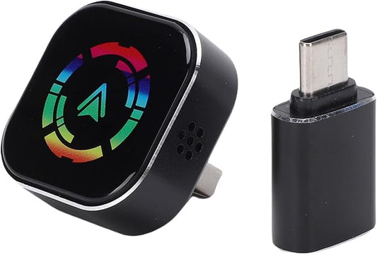 LICAEVEY Wireless car Play & Android Auto Adapter, 2-in-1 Wired to Wireless Dongle for Factory Car Systems, Auto Connect & Plug & Play with Online Updates