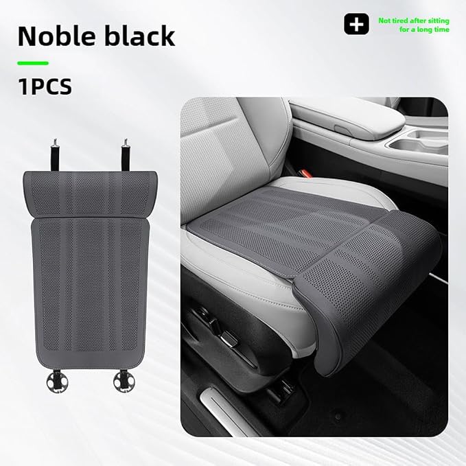 Car Seat Leg Support Extension Cushion for Car Driver Seat Extender Pad Leg Support Seat Pillow For Auid Q5 BMW X5 Toyota RAV4 Ford F150 Hyundai Tucson Honda CRV etc Universal Seat Cushion (Black)