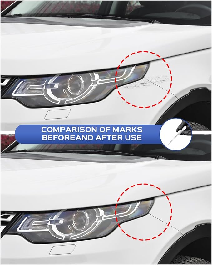 Fuji White(LRC867/NER) Touch Up Paint Compatible with Land Rover Exact Match Chips and Nicks Touch Up