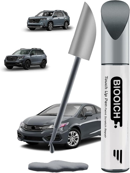 Touch Up Paint Pen Exact Color Match Car Chip and Scratch Repair (for Honda, Sonic Gray Pearl(NH-877P))