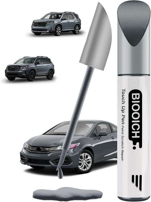 Touch Up Paint Pen Exact Color Match Car Chip and Scratch Repair (for Honda, Sonic Gray Pearl(NH-877P))