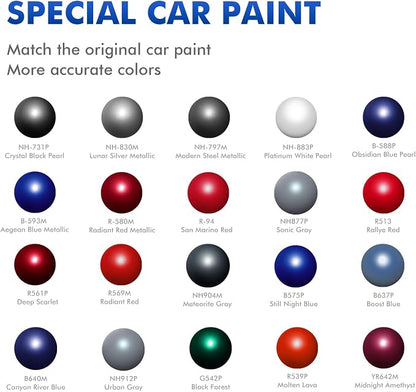 R539P Molten Lava Touch Up Paint for Honda, DIY Car Paint Scratch Repair Kit, Automotive Paints, Quick & Easy Fix Scratch Repair for Civic/CRV