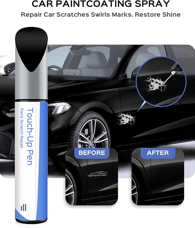 NH-731P Crystal Black Pearl Touch Up Paint Compatible with Honda Exact Match Chips and Nicks Touch Up