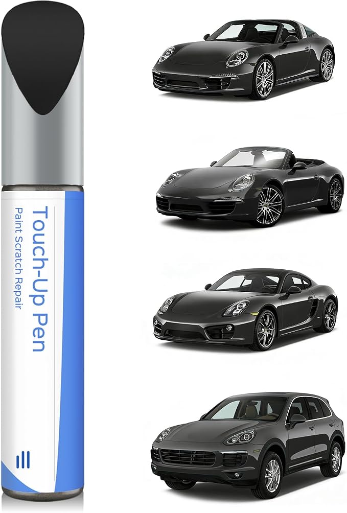 Volcano Grey Metallic LM7R/2H Touch Up Paint Compatible with Porsche Exact Match Chips and Nicks Touch Up