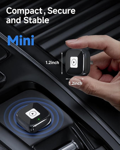 AI Box Carplay,Wireless Carplay Adapter Support Apple CarPlay & Android Auto, Plug & Play, Car Play Adapter with Fast & Stable Auto-Connect,Zero Lag for Apple iOS 10+, Android 11+ Version
