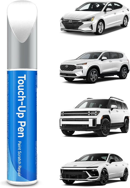 W8 WW8 Quartz White Pearl Tricoat Touch Up Paint Compatible with Hyundai Exact Match Touch Up Paint Car Scratch Repair