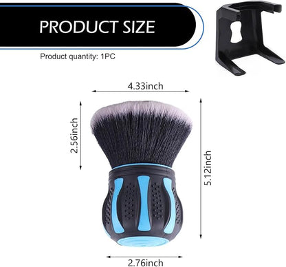 1 PC Car Detail Brush, Spherical Ultra Soft Detailing Brush, Spherical Detail Brush with Storage Rack, Universal Car Cleaning Tools, for Most Cars, Trucks, SUVs (Blue)