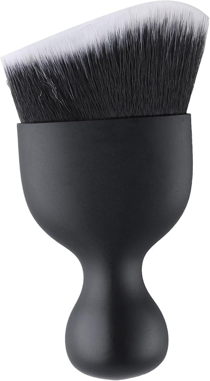GaRhomxy Car Detailing Brushes, Car Interior Dust Sweeping Soft Brush, Soft Bristles Brush Cleaning Tool for Automotive Dashboard, Air Conditioner Vents, Computer, Scratch Free(Black with White)