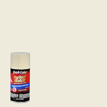 Dupli-Color EBFM00417 Perfect Match Automotive Spray Paint – Ford Wimbledon White, 9A – 8 oz. Aerosol Can
