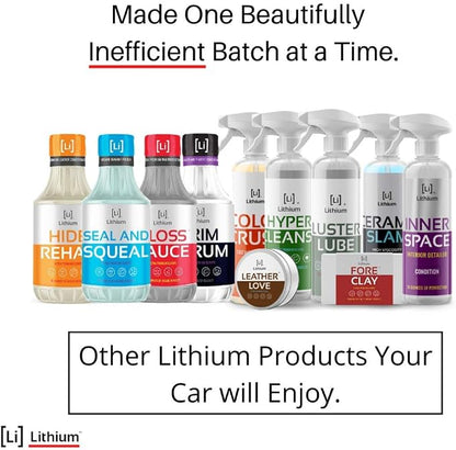 Lithium Color Crush Car Detailing Spray - Instant, Long Lasting Deep Glossy Shine - Hydrophobic Premium Car Detailing Supplies Infused with Si02 Stackable Color Enhancing Technology